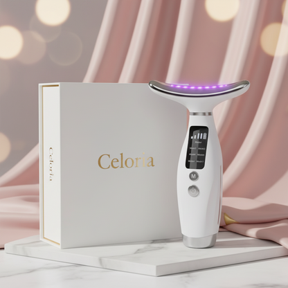 Celoria™ Face & Neck LED Lifting Device | Firm, Lift & Glow